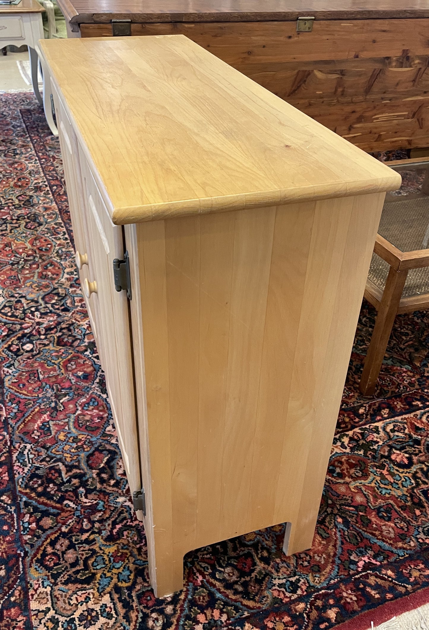 Naturecrest Woodworks Two Door Pine Cabinet (0NJ006)