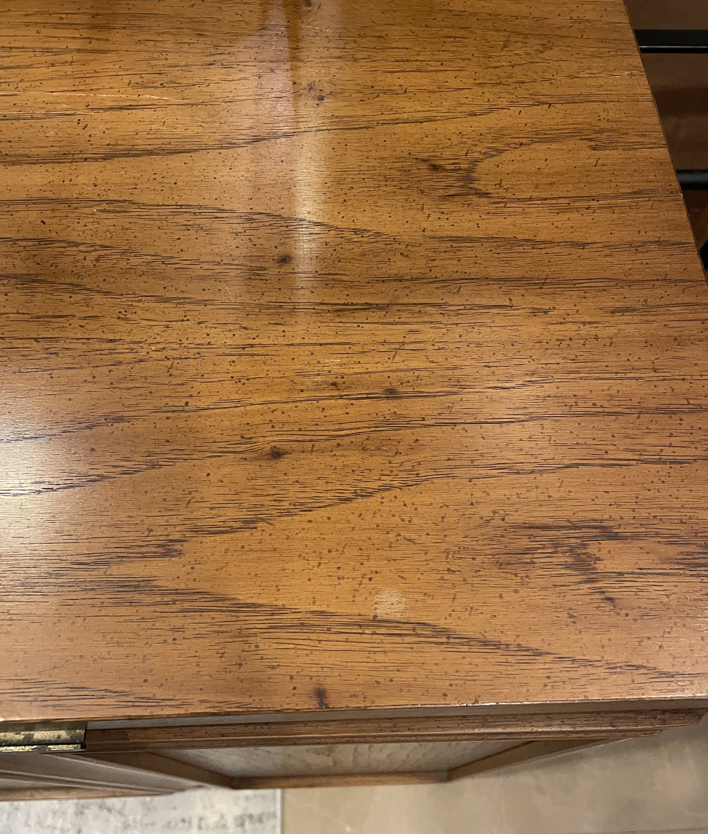 Mid Century Credenza with Woven Doors, AS IS (0NJ007)