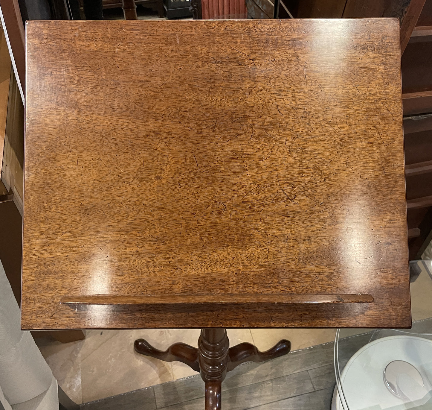 Antique Lectern with Candlestands, belonging to William Safire (02J002)