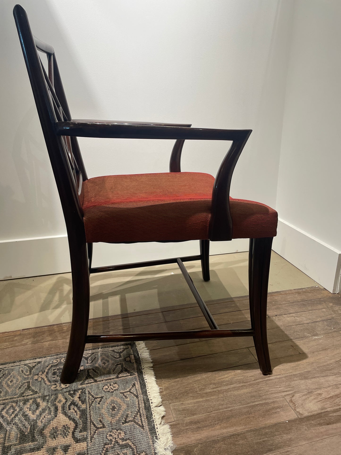 Dessin Fournir Mahogany Chinese Chippendale Dining Chairs, Set of 8 (0FA005)