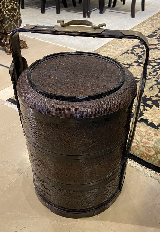 Antique Chinese Wedding Basket (TB8WTK)