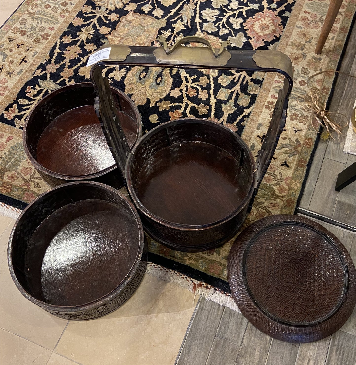 Antique Chinese Wedding Basket (TB8WTK)