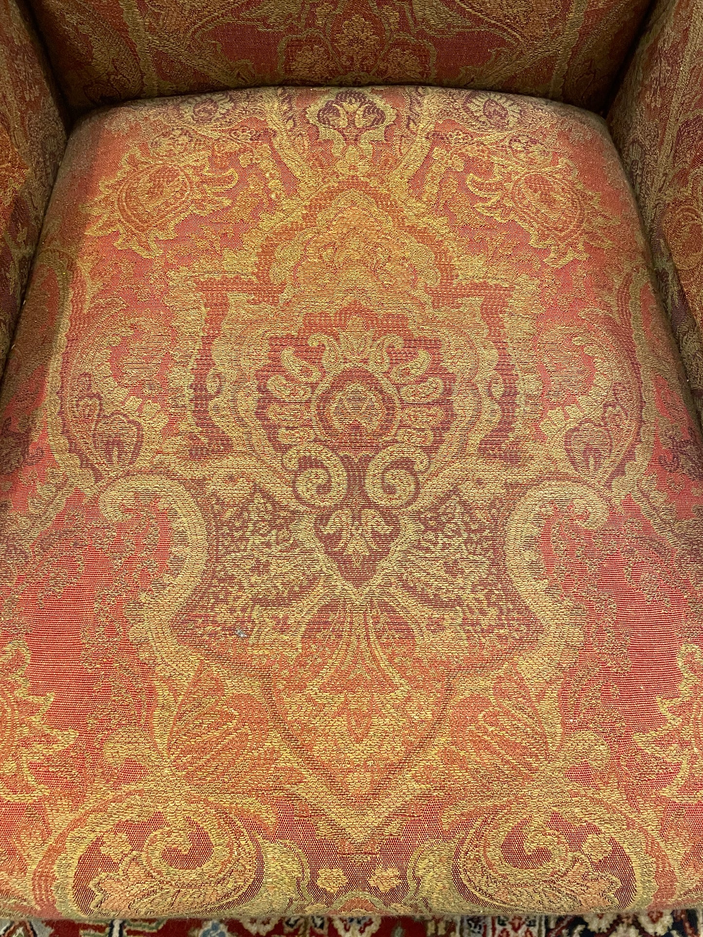 Vanguard Paisley Upholstered Arm Chair (Two available 0NM003)