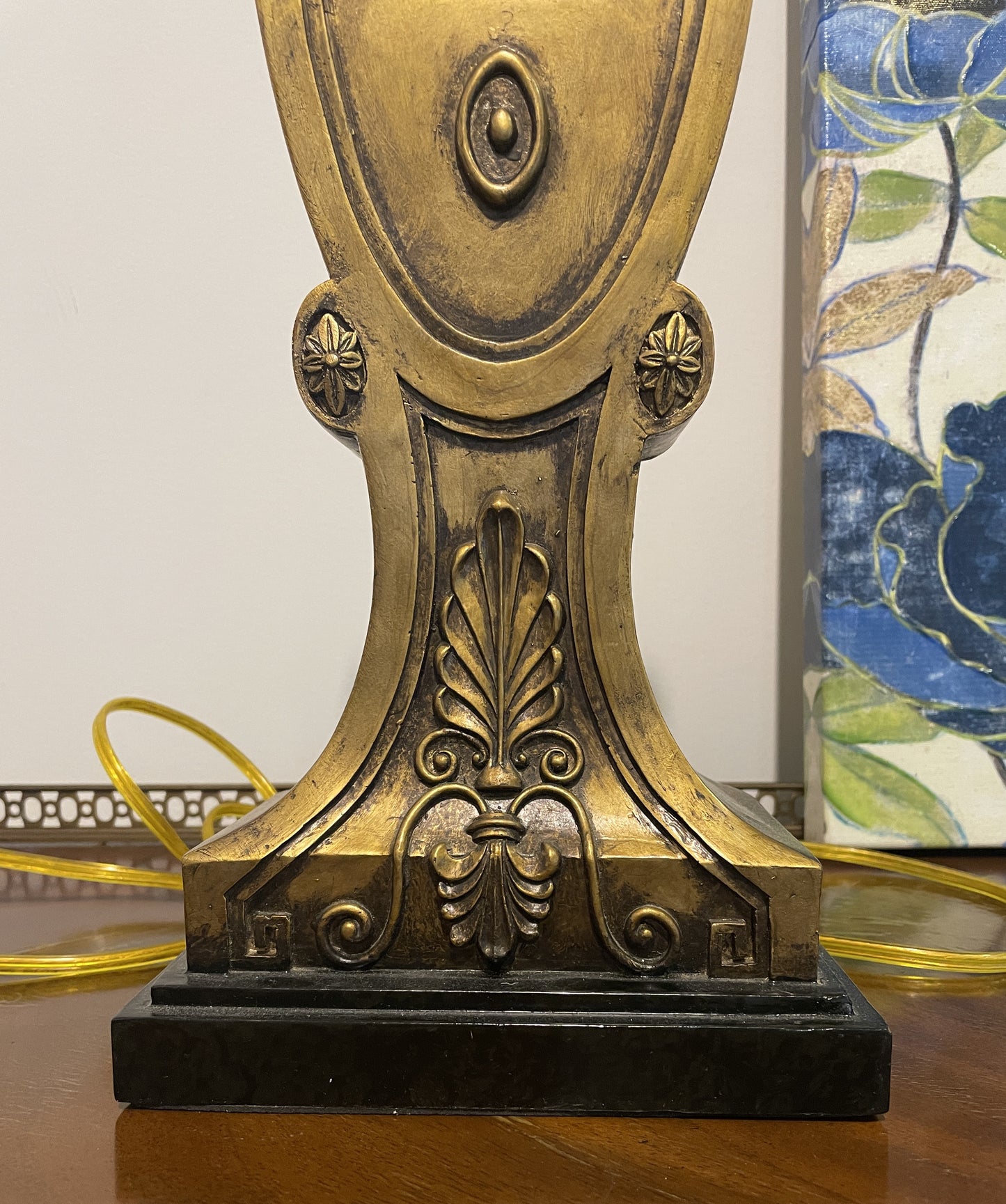 Pair Vintage Hollywood Regency Lamps, AS IS (0JZ008)