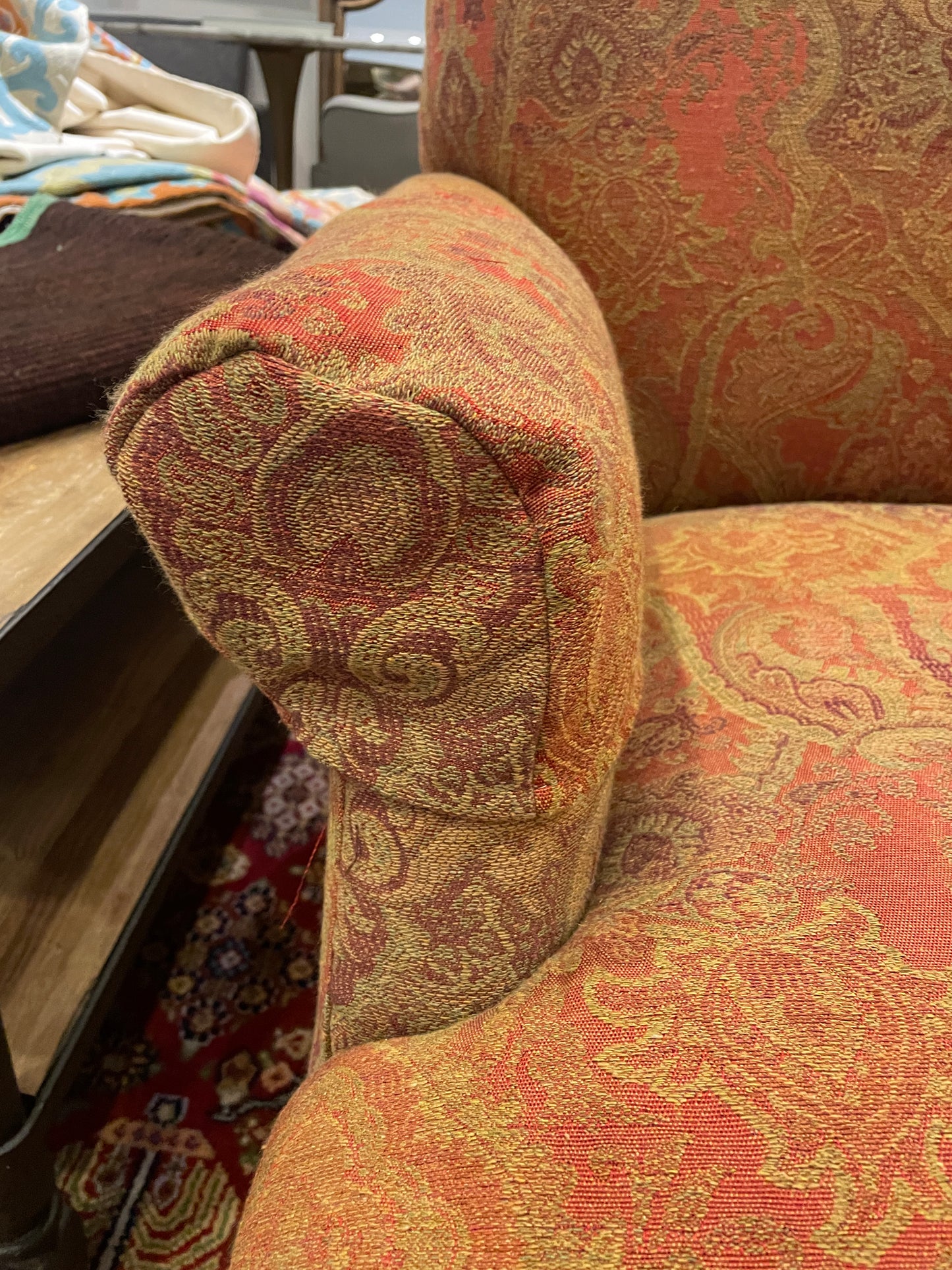 Vanguard Paisley Upholstered Arm Chair (Two available 0NM003)