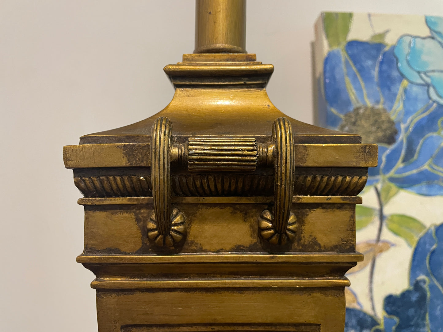 Pair Vintage Hollywood Regency Lamps, AS IS (0JZ008)