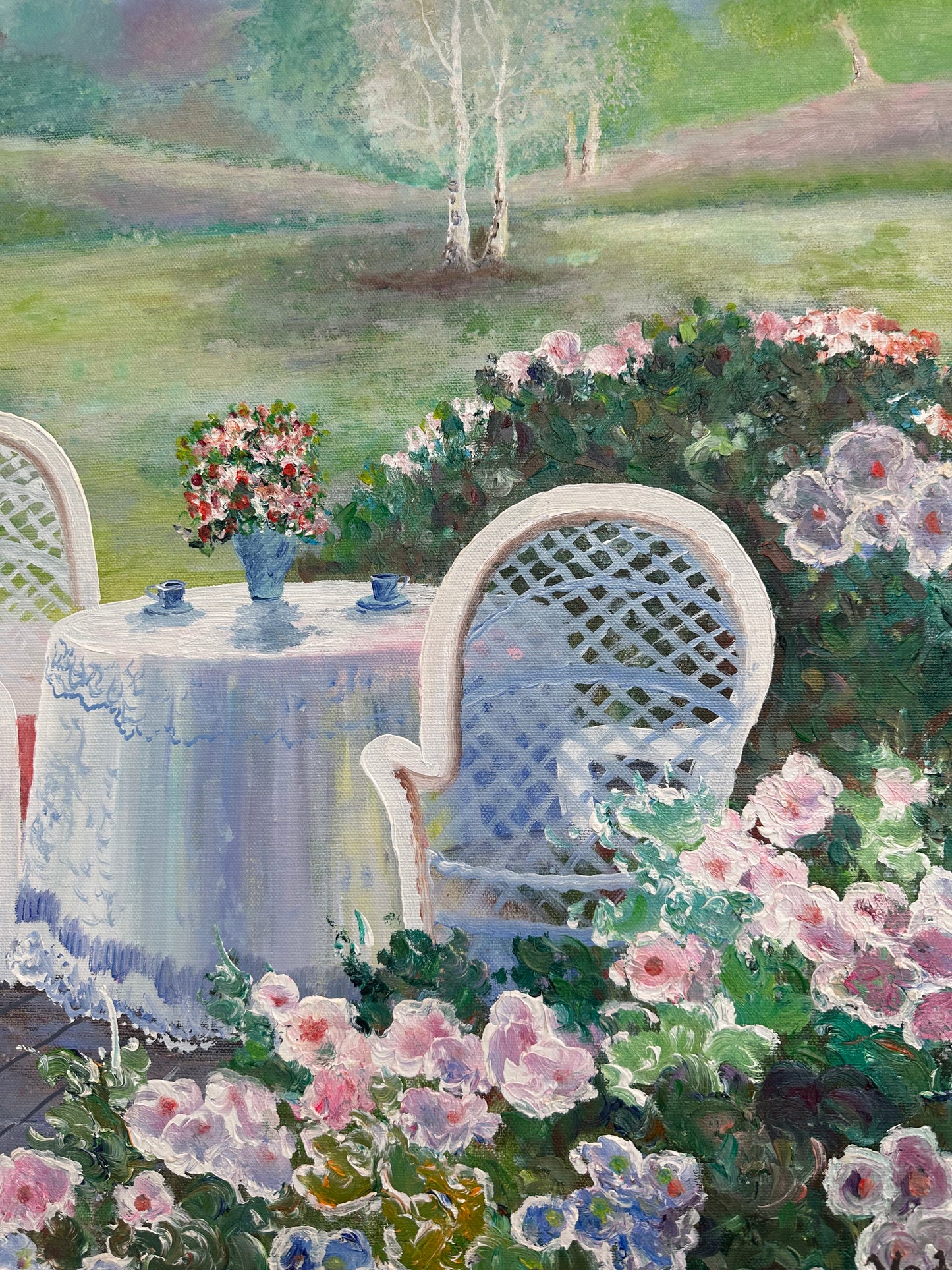 Vedanta Garden Oil on Canvas 2002 (25731)