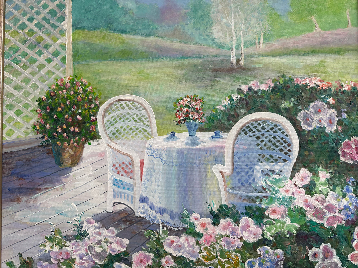 Vedanta Garden Oil on Canvas 2002 (25731)