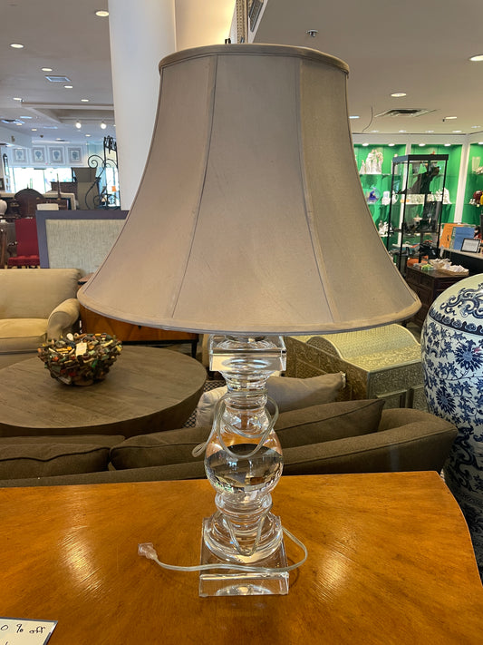 Restoration Hardware Crystal Bannister Lamp