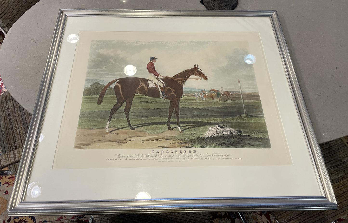 Teddington Engraving by Charles Hunt, painted originally by Harry Hall (0NQ001)