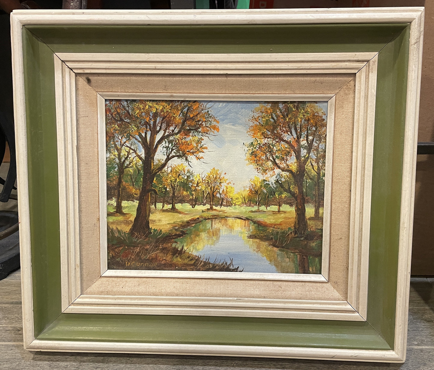 O'Connor Oil on Canvas, Fall Scene (00Z01L)