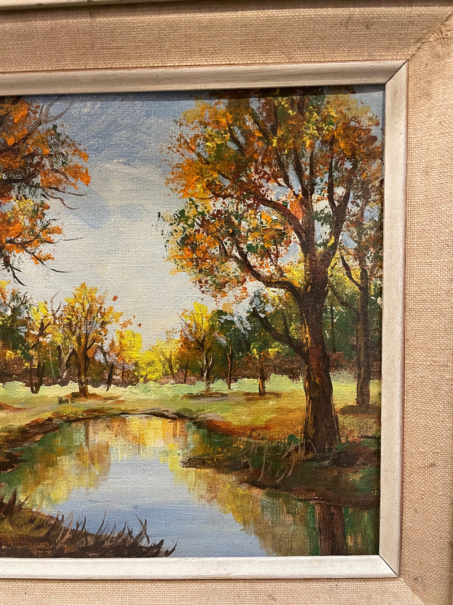 O'Connor Oil on Canvas, Fall Scene (00Z01L)