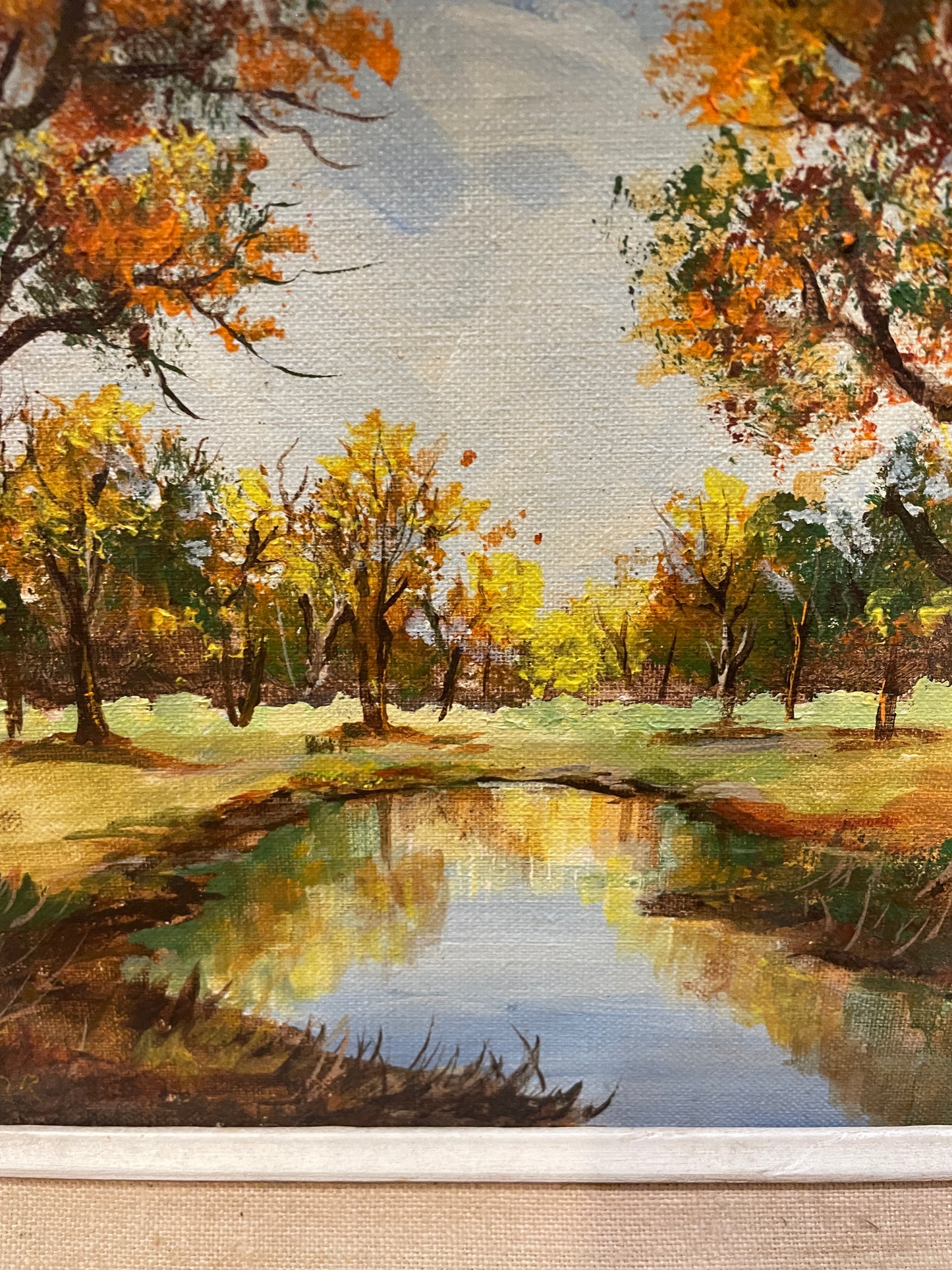 O'Connor Oil on Canvas, Fall Scene (00Z01L)
