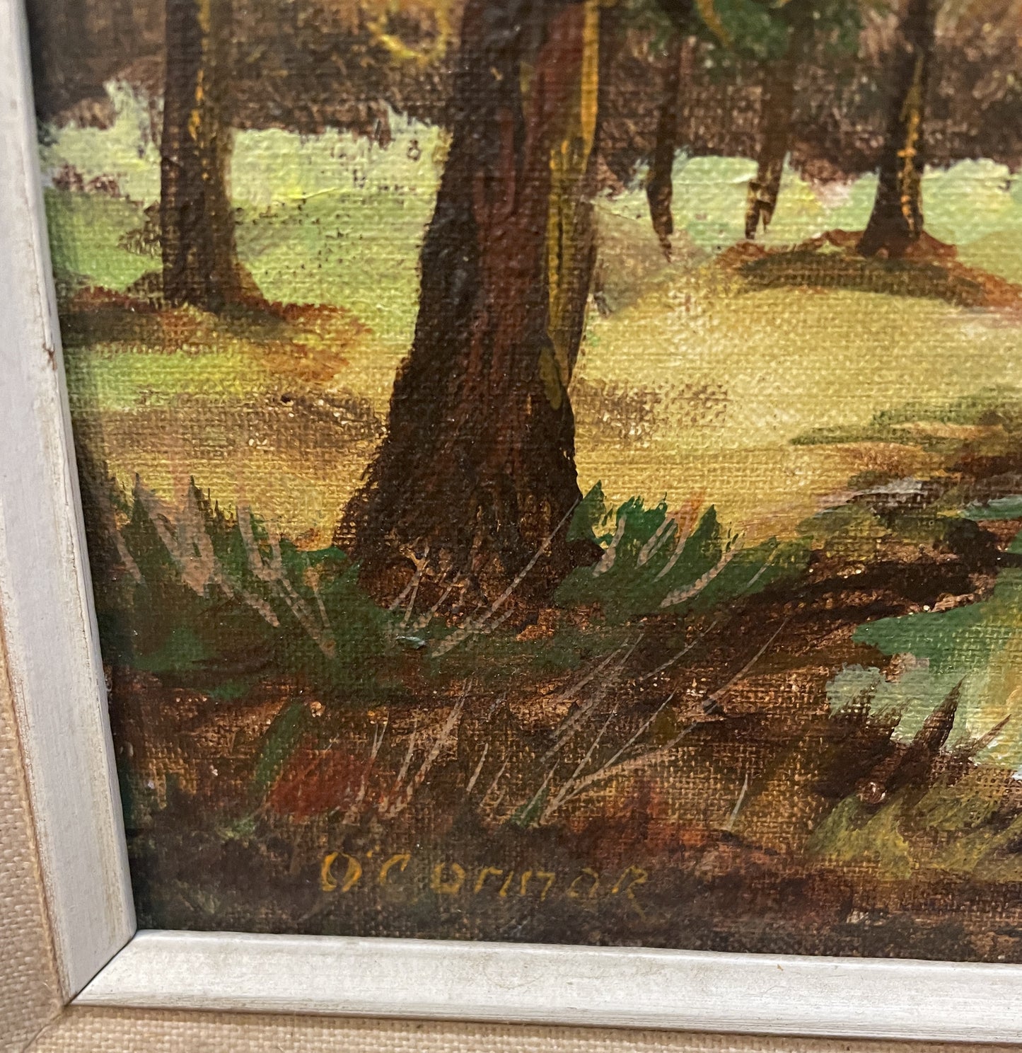O'Connor Oil on Canvas, Fall Scene (00Z01L)
