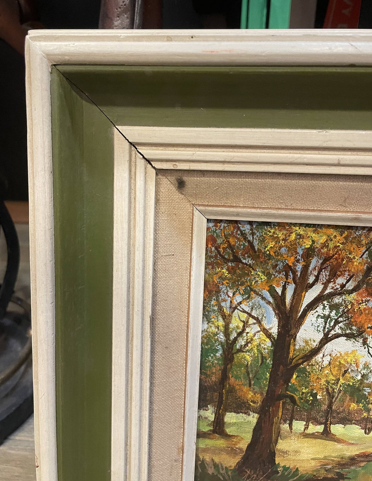 O'Connor Oil on Canvas, Fall Scene (00Z01L)