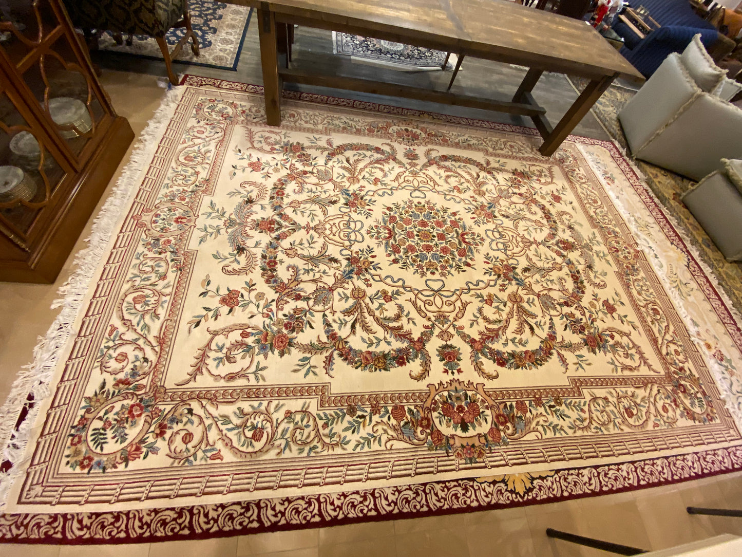 French Floral Rug (26862)