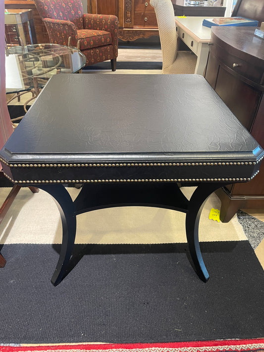 Ethan Allen Everett Grommeted End Table