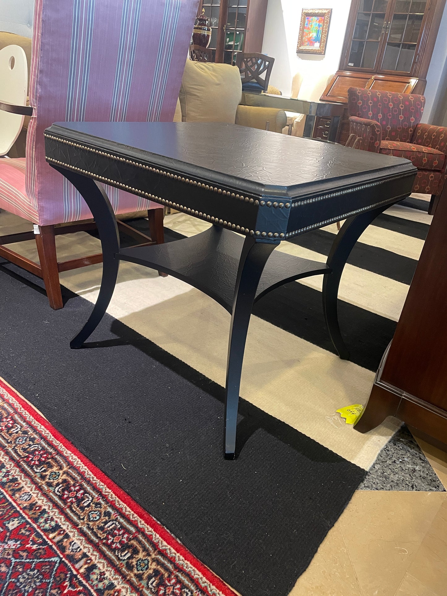 Ethan Allen Everett Grommeted End Table