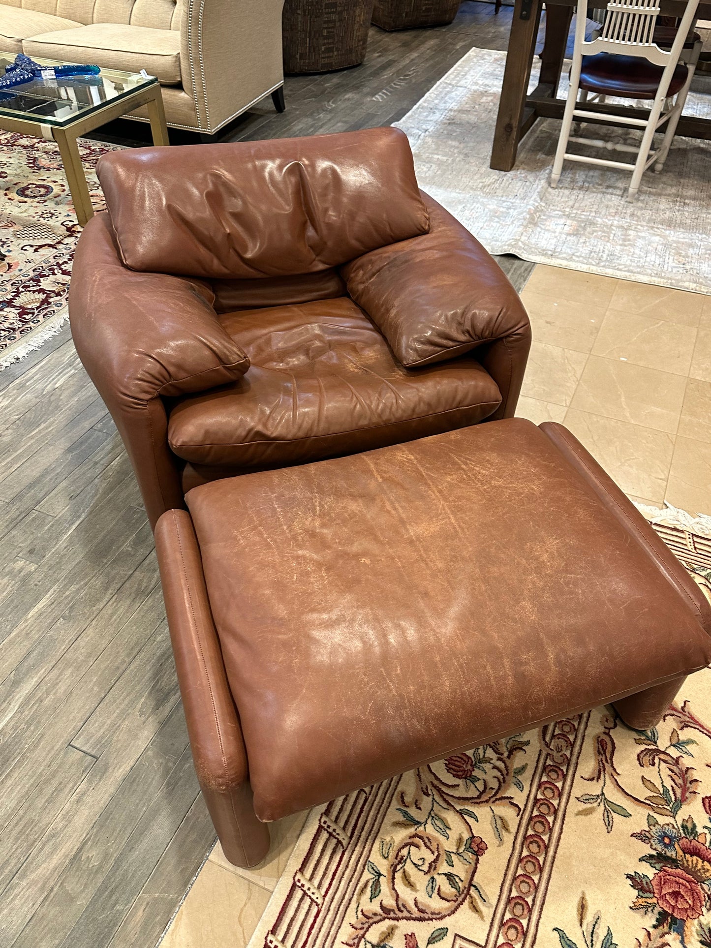 Cassina Maralunga Lounge Chair Leather (355)