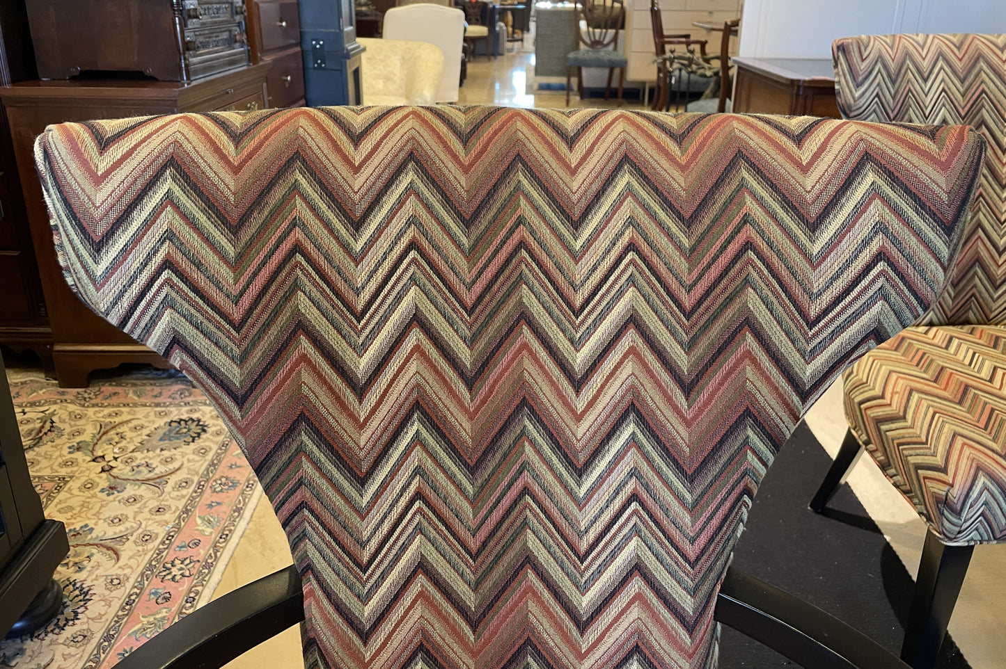 Set of 4 R Honquist Chevron Dining Chairs (0C0004)