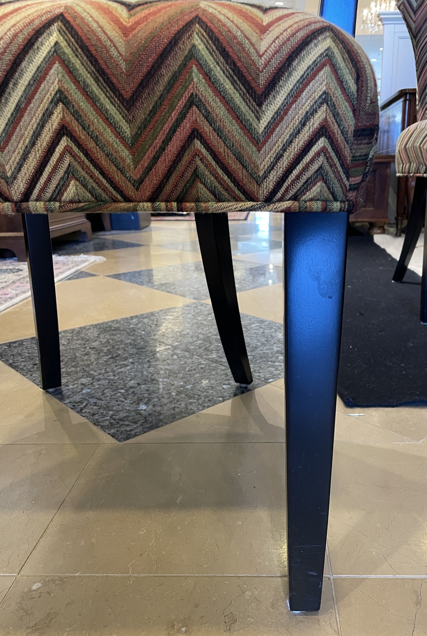 Set of 4 R Honquist Chevron Dining Chairs (0C0004)