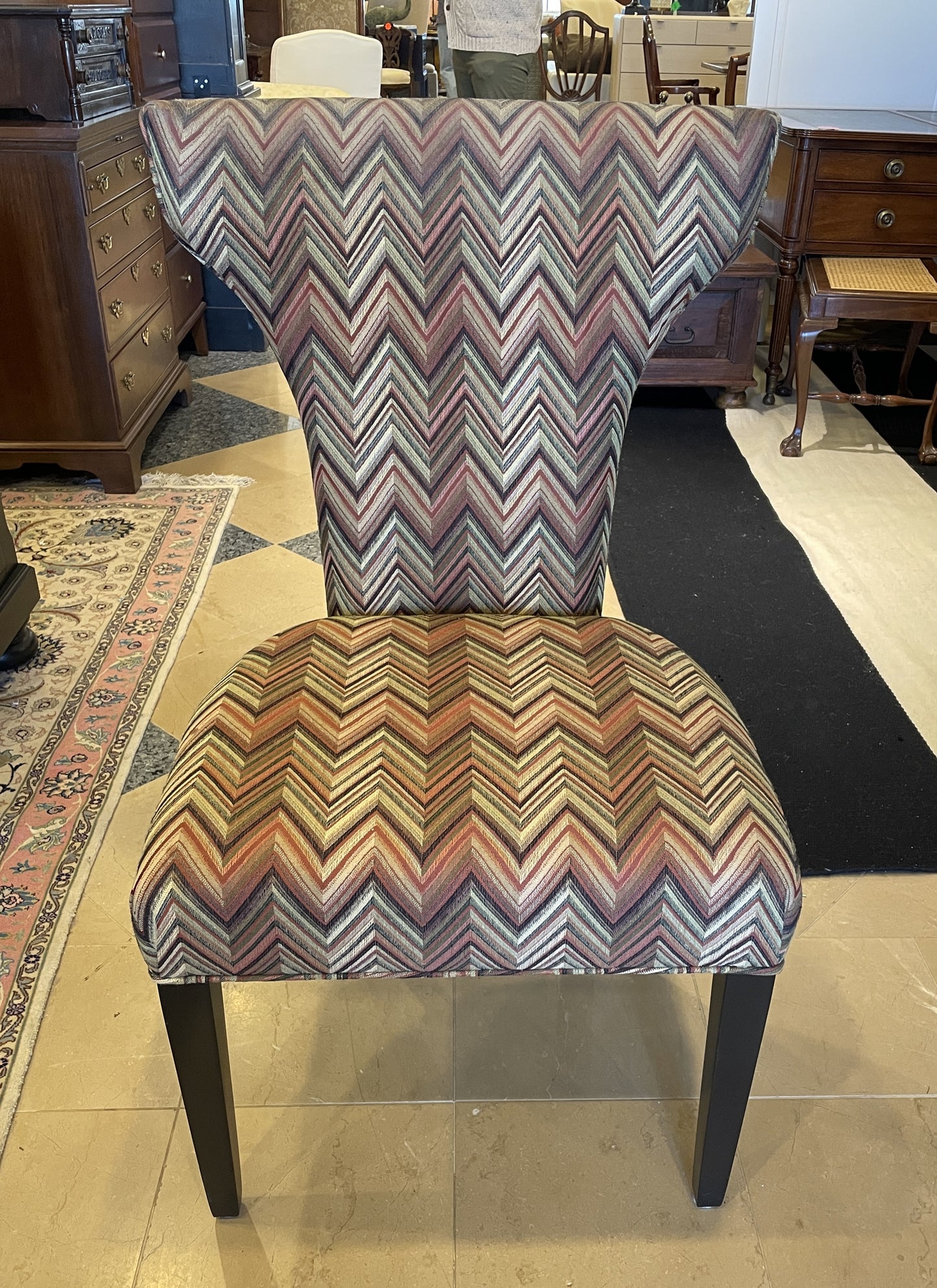 Set of 4 R Honquist Chevron Dining Chairs (0C0004)