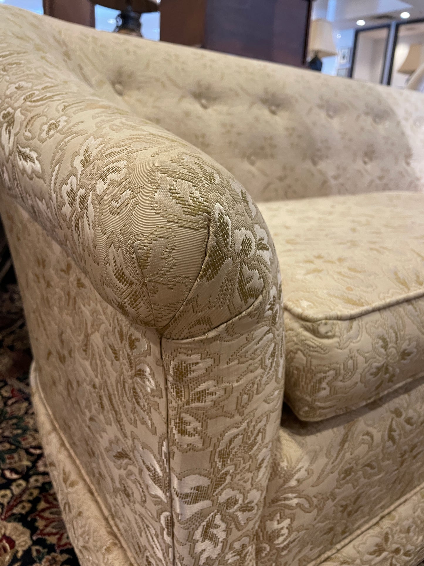 Hollywood Regency Vintage Sofa AS IS (0C1001)
