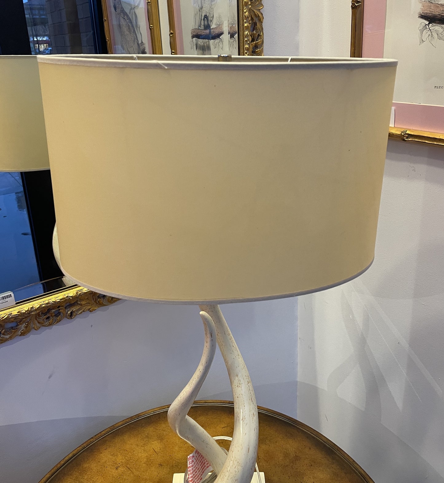 Faux Tusk Lamp (02J006)