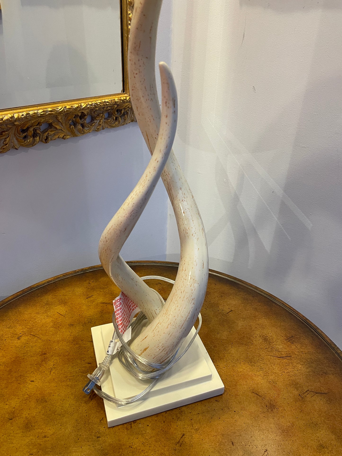 Faux Tusk Lamp (02J006)