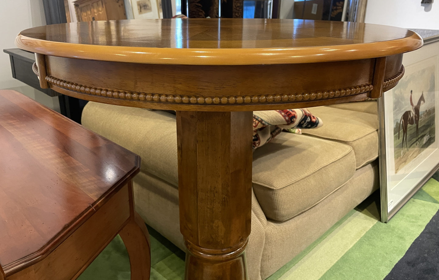 Round Cherry Pub Table, AS IS (0NT001)