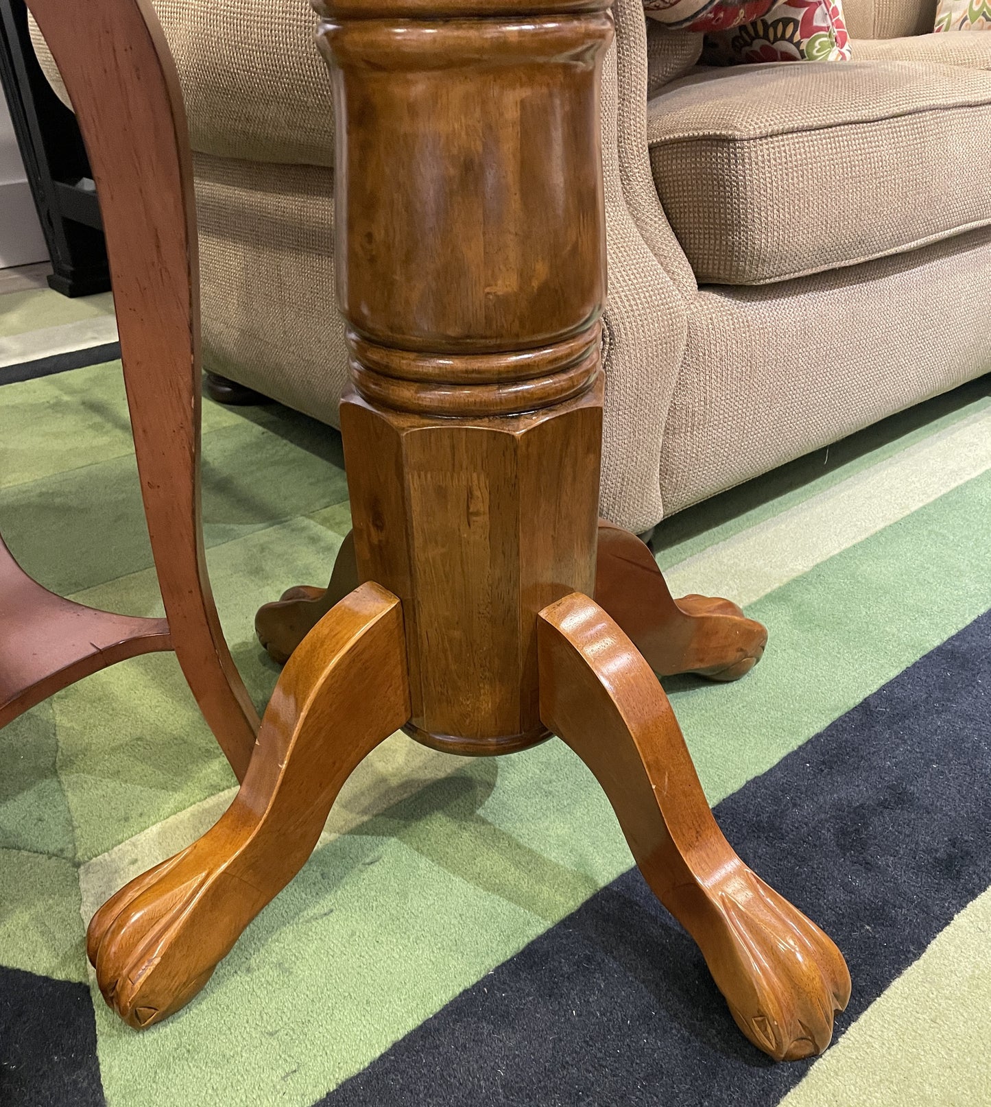 Round Cherry Pub Table, AS IS (0NT001)