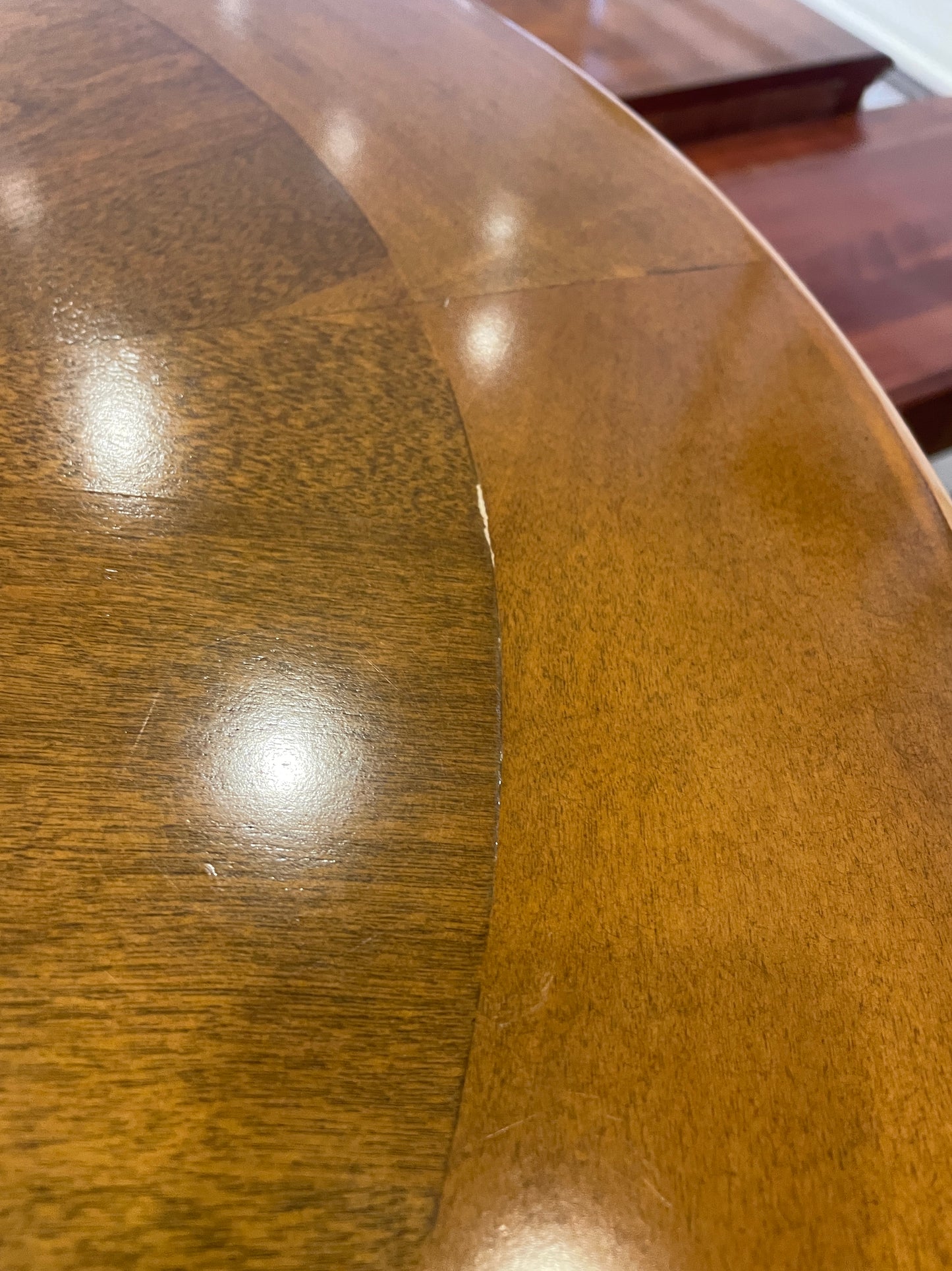 Round Cherry Pub Table, AS IS (0NT001)