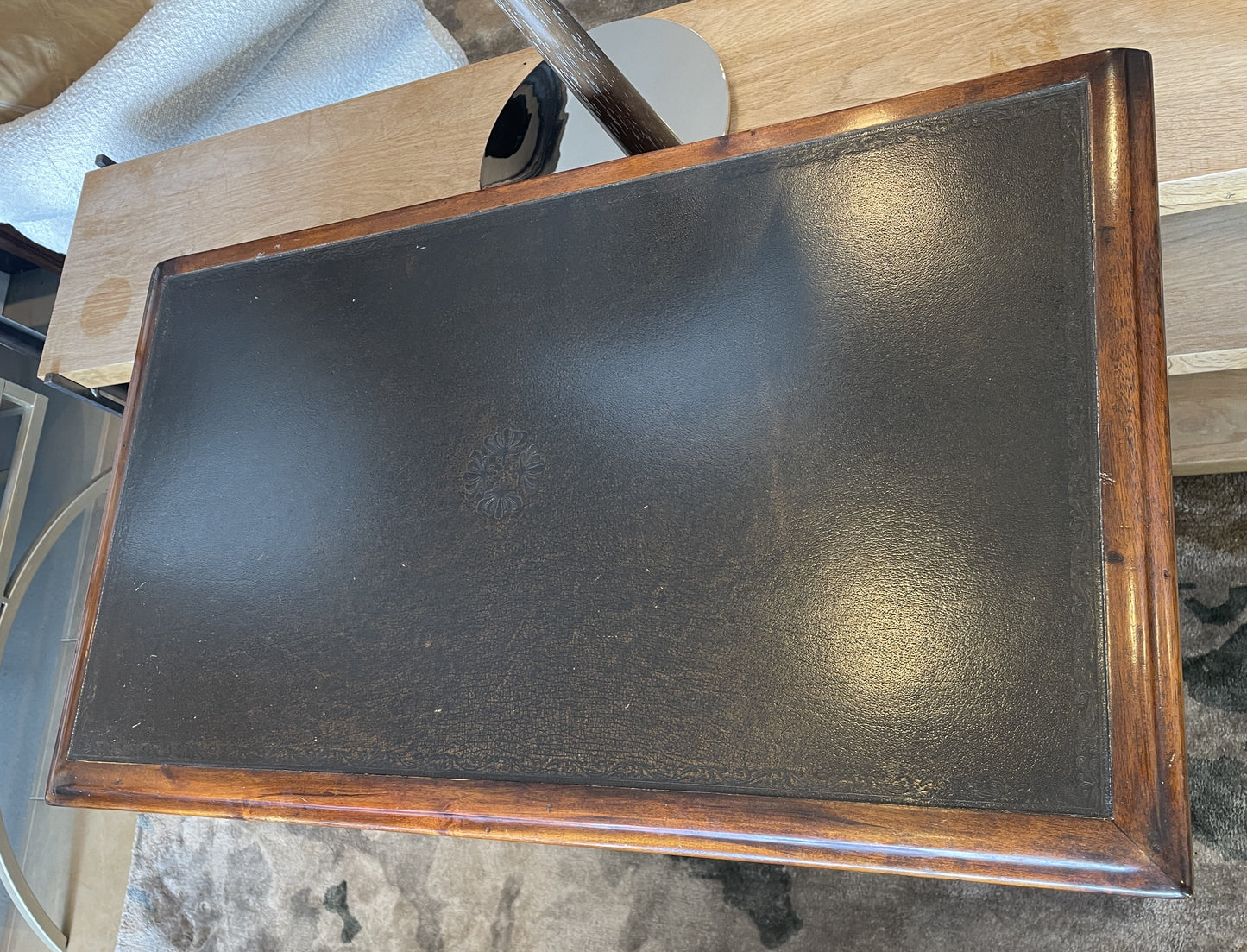 Theodore Alexander Leather Four Drawer Chest (0NT005)