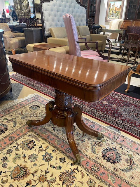 Early 19th Century American Federal Game Table, circa 1810 (0FY007)