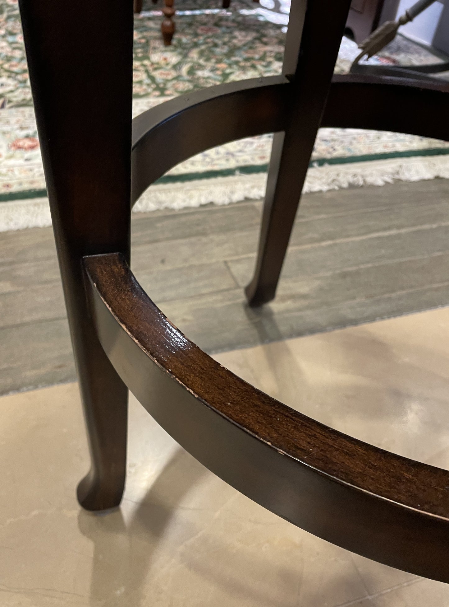 Hillsdale Barstool in Leather (Two available 0NT002 and 0NT003)