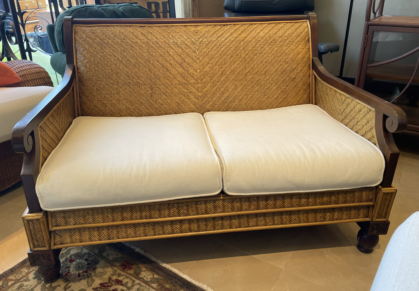 Padma's Plantation Trinidad Loveseat, AS IS (0NT00O)