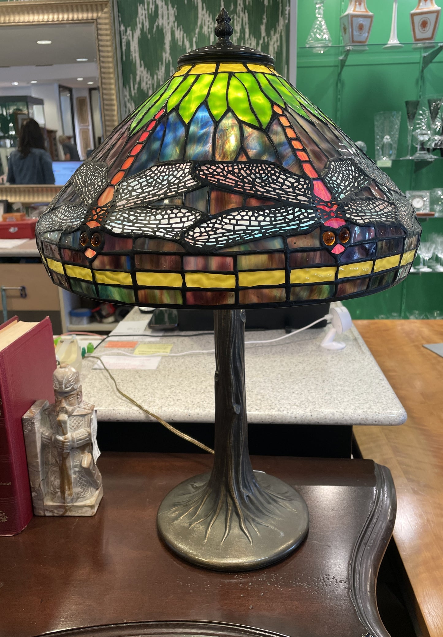 Dale Tiffany Dragonfly Lamp (0G100E)