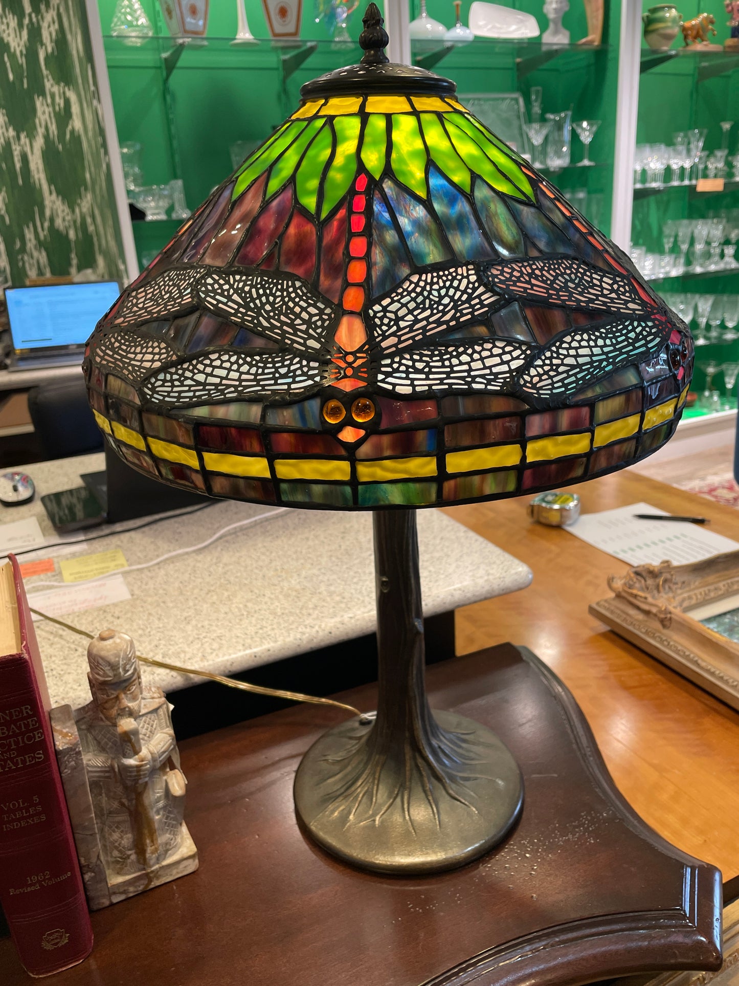 Dale Tiffany Dragonfly Lamp (0G100E)