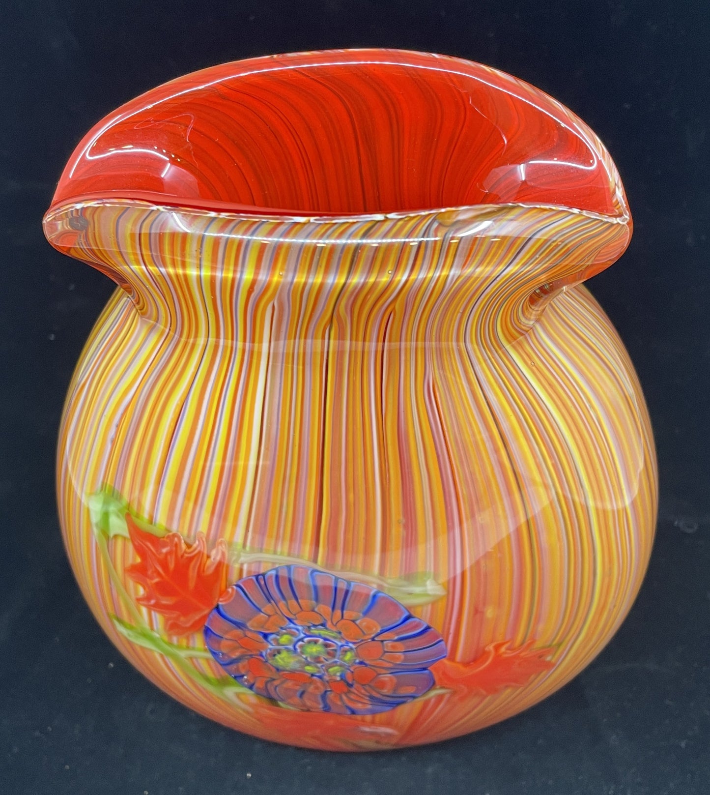 Millefiori Murano Vase (02J00A)