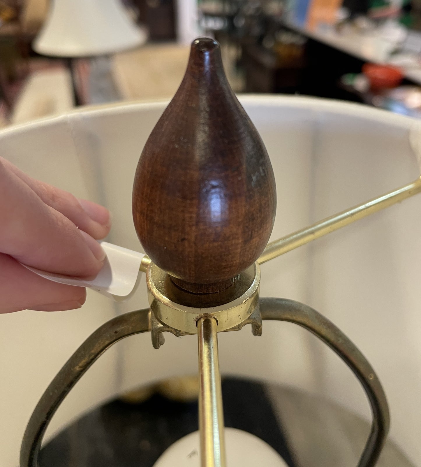 Blanc de Chine Lamp, chinese vintage, AS IS (Two available 0NU001 and 0NU002)