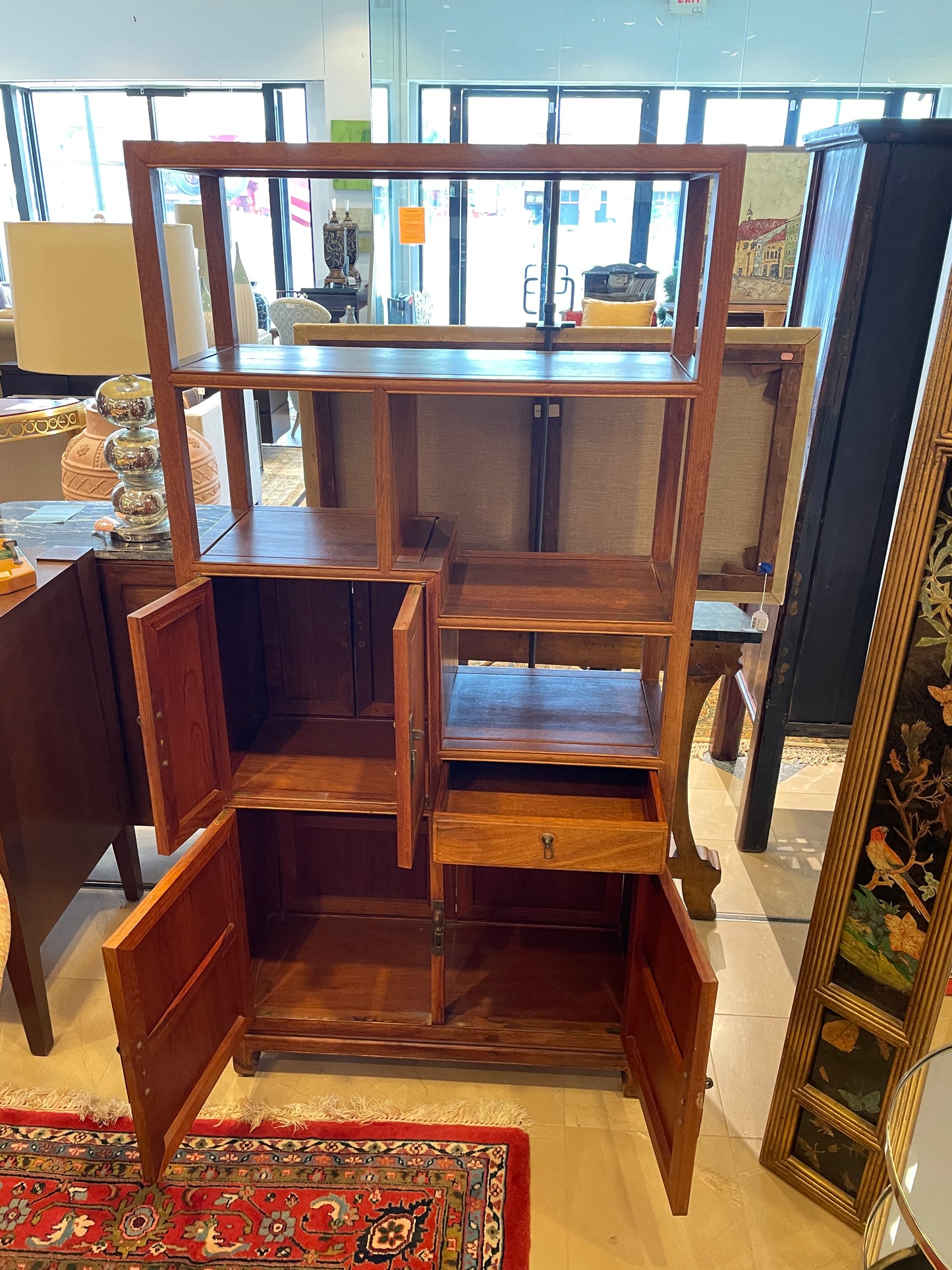 Asian Dual Side Etagere/Bookcase (0G100G)