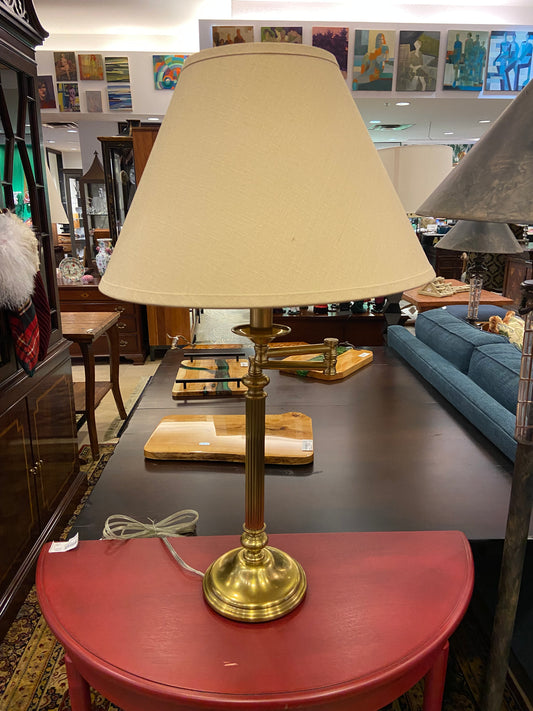 Restoration Hardware Brass Lamp (27087)