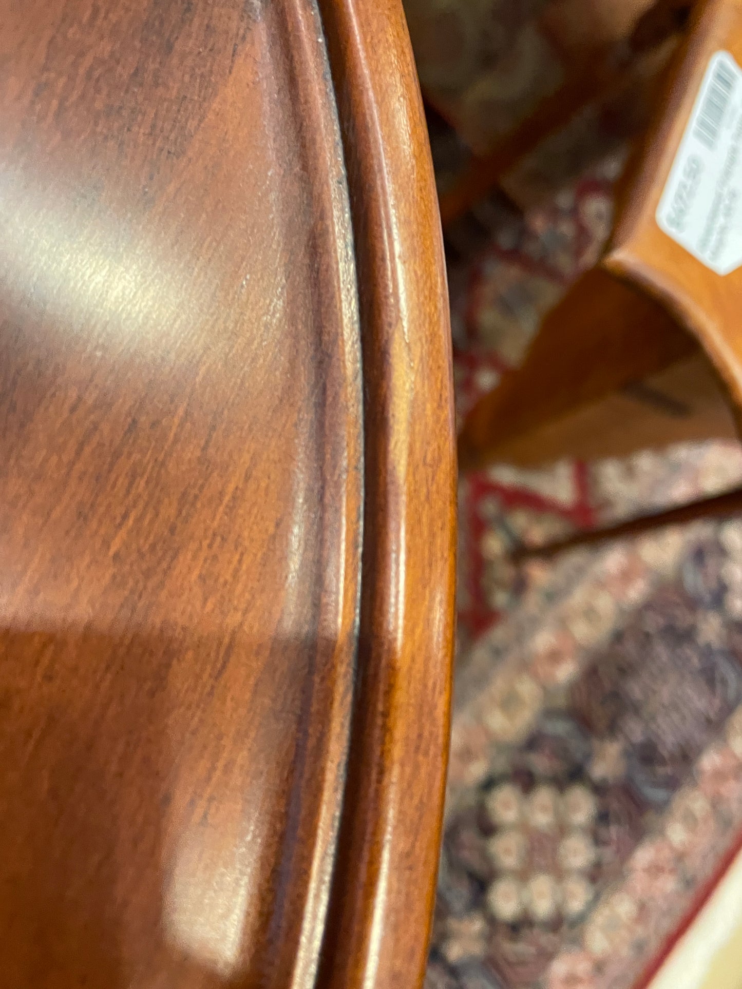 Henkel Harris Round Pedestal End Table (0C400B)