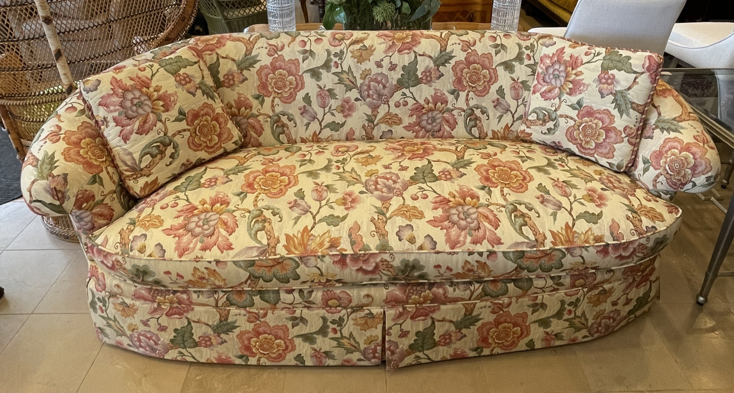 Century Floral Sofa (Two available) (0JN001)