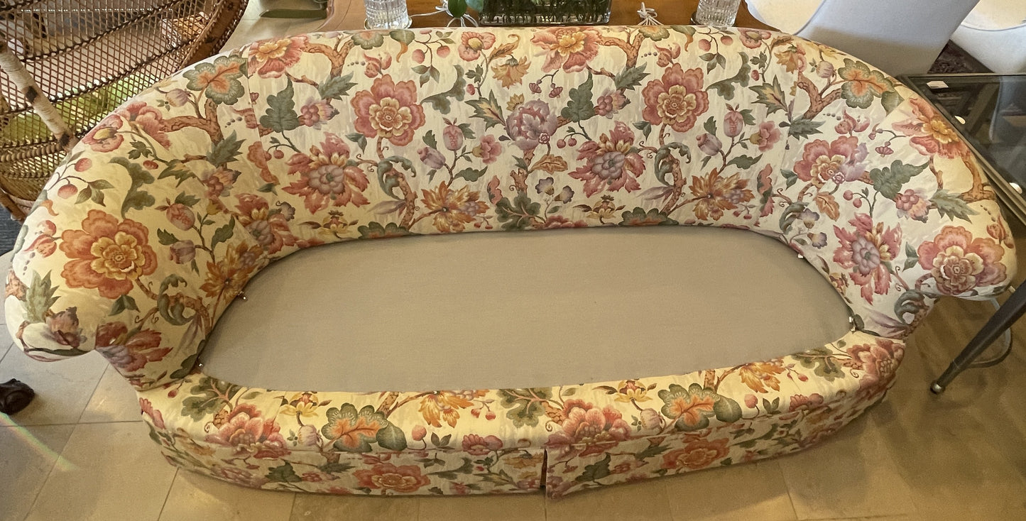 Century Floral Sofa (Two available) (0JN001)
