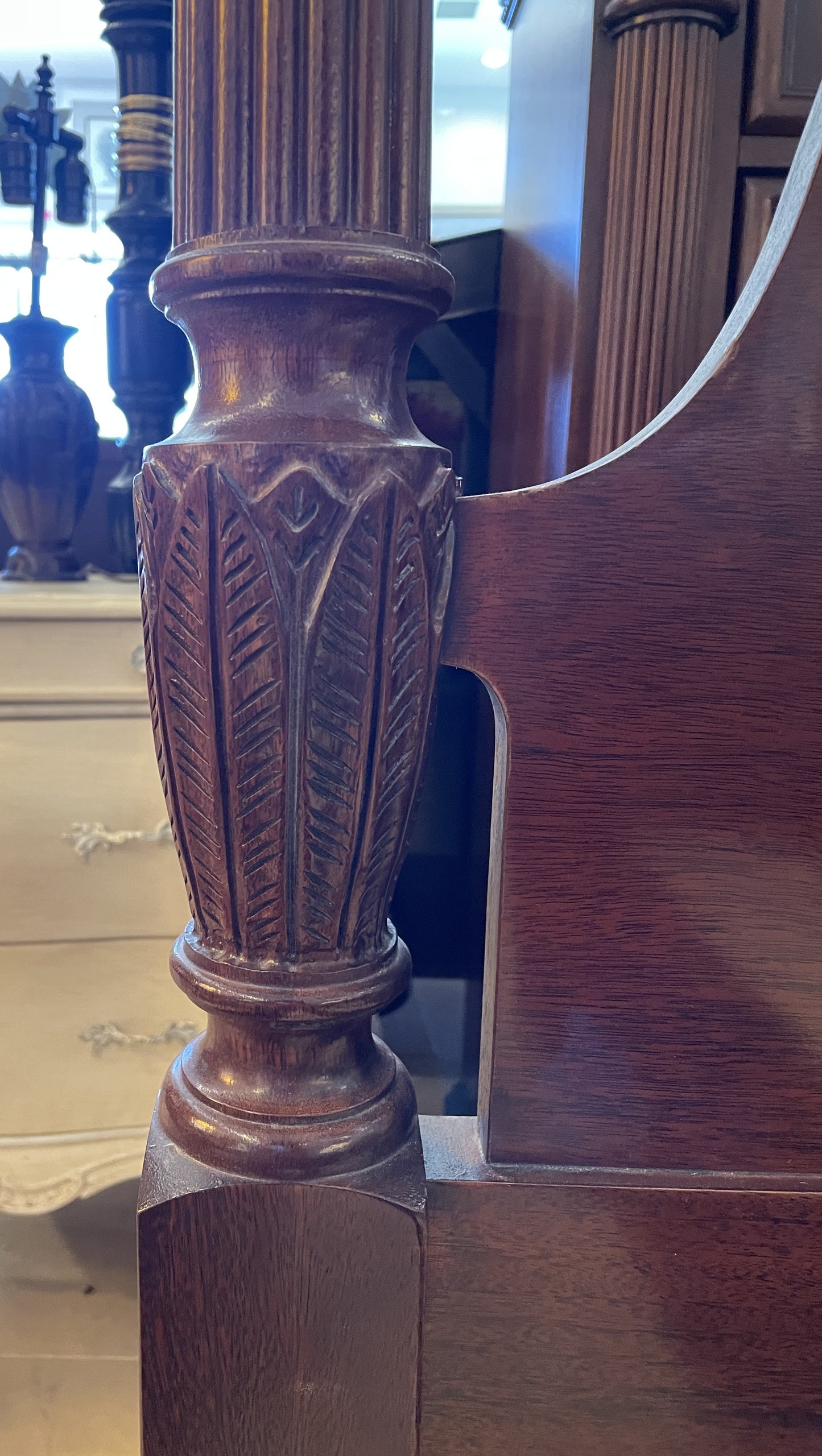 Baker Mahogany Four Poster Queen Bed (0CZ002)