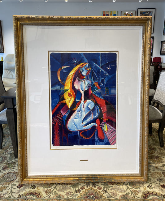 Christian Lassen Artist Proof Cubist Woman (0C3001)