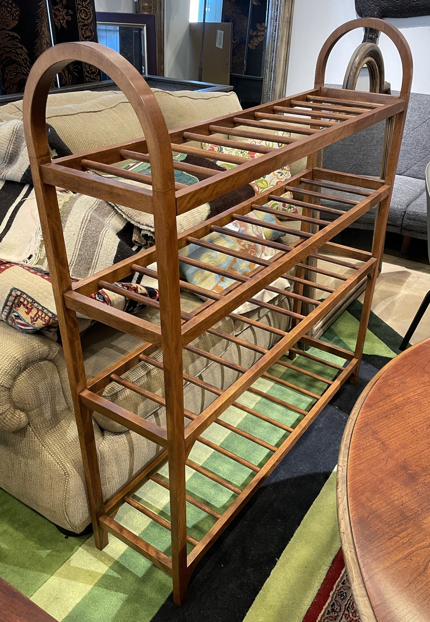 Wooden Whatnot/Shoe Rack (0C400G)