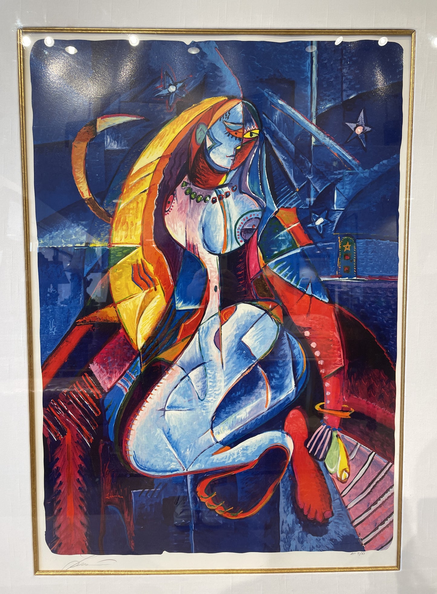 Christian Lassen Artist Proof Cubist Woman (0C3001)