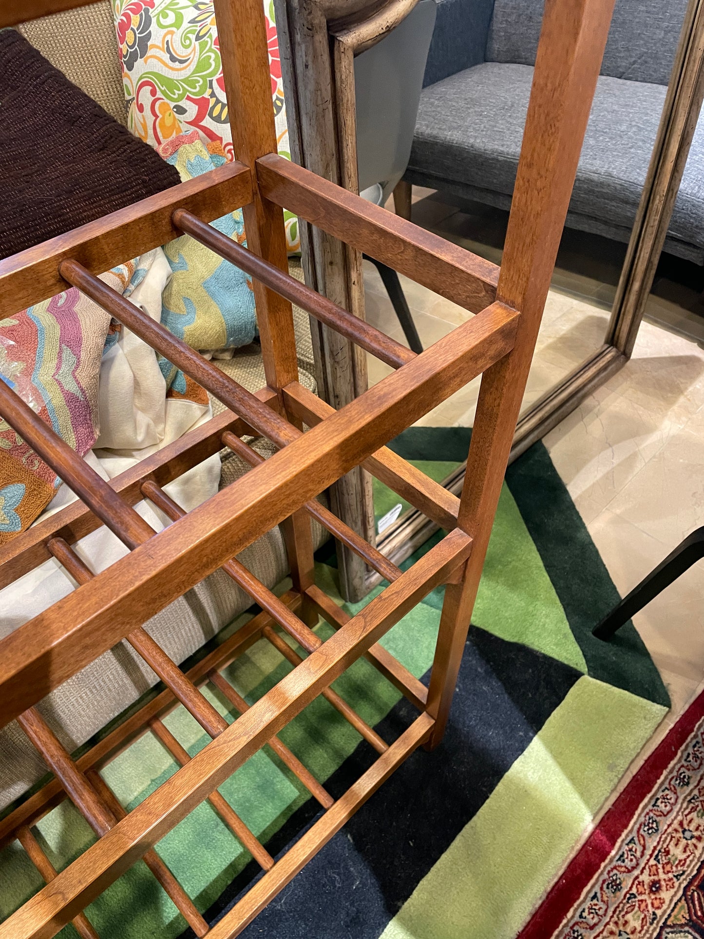Wooden Whatnot/Shoe Rack (0C400G)